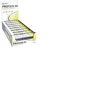 IronMaxx &ndash; Barre Prot&eacute;in&eacute;e Protein 30 &ndash; Citron 24 x 35 g &ndash; Barre prot&eacute;in&eacute;e sans sucre, snack prot&eacute;in&eacute; sport