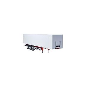 Carson 500907792 1:14 Ver.III Remorque de Valise 3 Axes Blanc – Camion RC, pièces de Rechange, pièces de Tuning, Accessoires, modélisme, échelle 1:14, remorque de Camion