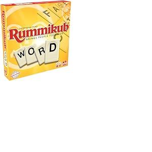 Rummikub Word - Version Multilingue Espagnole et Néerlandaise - Jeu De Société avec des Lettres - A Partir De 7 Ans - 2 à 4 Joueurs