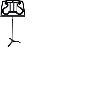 Pupitre Manhasset d'orchestre stylisé lyre N1170