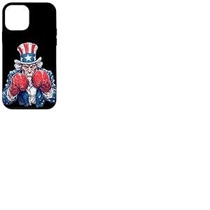 US Sam avec Gants de Boxe pour Les Amateurs de Sport et patriotiques Coque pour iPhone 12 Mini
