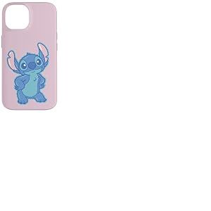 Disney Lilo & Stitch Fluffy Cute Pose Stitch Coque pour iPhone 14