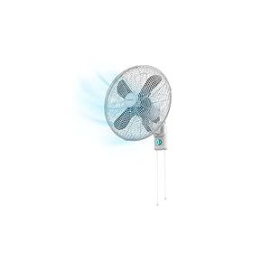Cecotec Ventilateur Mural EnergySilence 4500 Power Wall, 50W, Diamètre 45 cm (18"), 4 Pales Aérodynamiques, Interrupteur Chaînette, 3 Vitesses, Inclus Éléments de Fixation, Blanc, Montage Facile