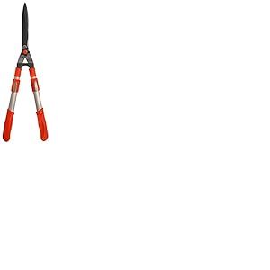 OZAKI - Cisaille à Haie Téléscopique - Bras Exensibles de 45 à 65 cm - Lames Forgées et Ondulées - Bras Aluminium - Anti-Rouille
