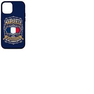 Coque pour iPhone 15 UN JOUR J'AI QUITTÉ MARSEILLE, MAIS MARSEILLE...