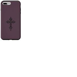 Croix Gothique esth&eacute;tique Grunge Gothique Emo Coque pour iPhone 7 Plus/8 Plus
