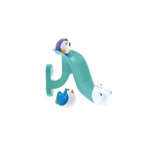 Nuby Splash &lsquo;N Slide &ndash; Jouet de Bain pour B&eacute;b&eacute; &ndash; Toboggan Animaux Polaire - Facile &agrave; Assembler - Jouet de Bain Stimulant La Coordination &oelig;il-Main de Vos Petits - Id&eacute;al pour Les + 18 Mois