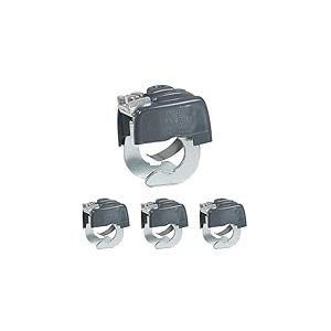 LEGRAND | Connecteur De Liaison Equipotentielle 12 /16mm, Montage S&eacute;curis&eacute; Par 1/4 De Tour, Auto Maintien Et Verrouillage Par Tournevis, Pour Canalisations M&eacute;talliques &Oslash;12mm &Agrave; &Oslash;16mm (Lot de 4)