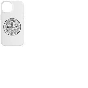Croix de Saint Benoît Médaille de Saint Benoît Catholique Coque pour iPhone 14