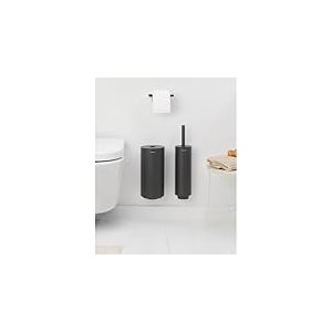 Brabantia - Mindset -Lot de 3 Accessoires de Toilette - Brosse de Toilettes et Support, Porte-Rouleau de Papier hygiénique et Distributeur de Papier hygiénique