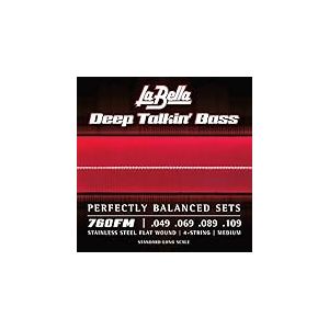 Labella 760FM Jeu de Cordes pour Basse 49/109 Flat Wound