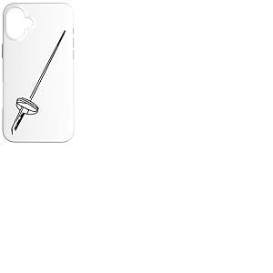 Escrime Esquisse d'escrime Équipe d'escrime Coque pour iPhone 16 Plus