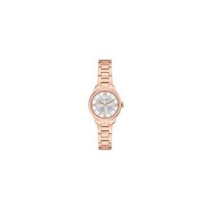 Fossil Montre Gilmore pour Femmes, Mouvement à Quartz Trois Aiguilles, Bracelet en Acier Inoxydable ou en Cuir, Rose Pastel, 28 mm