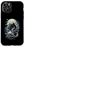 Cr&acirc;ne de Dragon Goth Lune Noir Gothique Femmes Cr&acirc;ne Dragon Coque pour iPhone 11 Pro