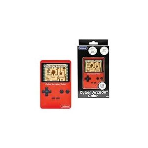 Lexibook, Cyber Arcade&reg; Color, Console de Jeux r&eacute;tro Portable, 200 Jeux d'action, Sport, Course, logique et Bien Plus, &Eacute;cran Couleur LCD 2,8", Rouge, JL2389LXB