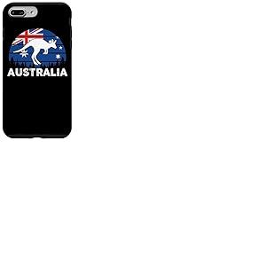 Drapeau Patriotique Australien Kangourou Australien Coque pour iPhone 7 Plus/8 Plus