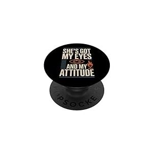 Cadeau pour Fille, Maman, fi&egrave;re Rebelle PopSockets PopGrip Adh&eacute;sif