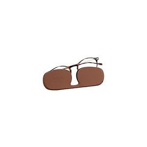 NOOZ Optics Lunettes Loupe Unisexes - Lunettes de Lecture Ultra-l&eacute;g&egrave;res (17g) pour Femmes et Hommes avec Etui Compact - Presbytie - CRUZ - Ovale - Tortoise - 2,5