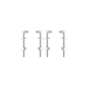 Wirquin 20719940 Vis pour fixation abattant wc Wirquin Chut fermeture ralentie, blanc (Lot de 2)