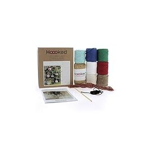 Hoooked PAK344 Eco Barbante Milano Kit de boules de No&euml;l en coton Crochet Amigurumi