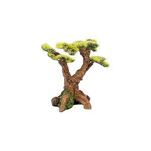 CLASSIC Bonsaï en Fleurs pour Aquarium - Aspect Naturel - Décoration d'aquarium avec détails réalistes - 180 x 175 x 170 mm