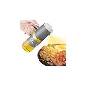 AiQInu Spray Huile Cuisine en Verre, Vaporisateur d'Huile - 250ml Spray Huile Cuisine avec Pulvérisateur Fins, BPA Gratuit, Idéal pour Huile d'Olive, Vinaigre, et Assaisonnements