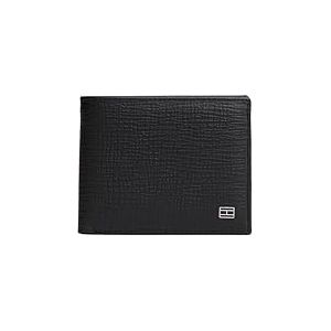 Tommy Hilfiger Th Flag Mini CC Wallet Am0am13708, Portefeuille &agrave; Deux Volets Homme, Black (Black), Taille Unique