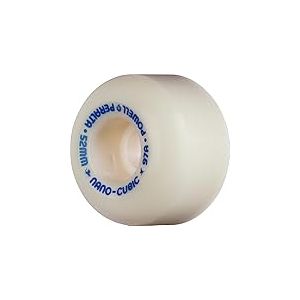 Powell Peralta Cubic Dragon Formula Skateboard Wheels 52mm X 36mm 4pk Roue Unisexe, Andy Anderson Nano Cube Blanc 97A
