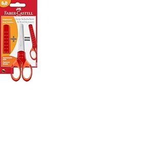 Faber-Castell 181550 Ciseaux Rouge