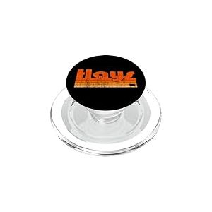Hays, style rétro des années 80 du Kansas PopSockets PopGrip pour MagSafe