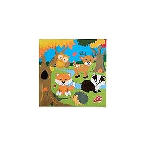 Baker Ross Serviettes Table Enfant motif Animaux de la Forêt - Lot de 20, Decoration Anniversaire Enfant (FX160)