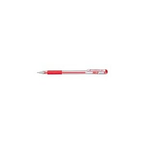 Pentel-Pointe 0,6 mm-Hybrid Stylo à encre Gel avec Grip caoutchouc Rouge