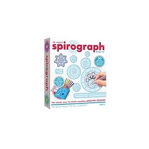 Spirograph - 33975 - Design Spirographe, 8 ans to 99 ans, Blanc