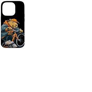 Look Capybara Cool avec v&eacute;lo pour gar&ccedil;ons et Filles Coque pour iPhone 14 Pro