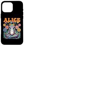 Alice - Motif Grenouille fantaisiste pour Fille - Prénom Alice Coque pour iPhone 16 Pro Max