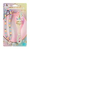 Taldec Licorne - Brosse et Collier pour Enfant dès 3 Ans - Bijoux et Accessoires KD Fashion