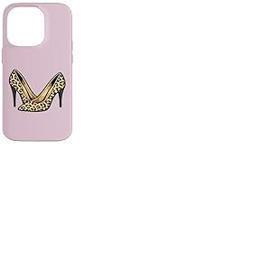 Talons Hauts &agrave; imprim&eacute; l&eacute;opard Coque pour iPhone 14 Pro
