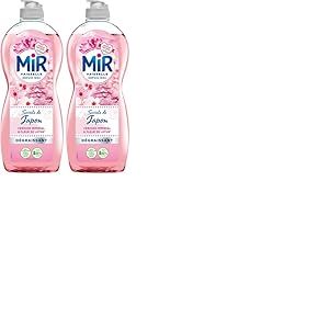 Mir Vaisselle - Secrets de Japon - Fleur de Lotus & Cerisier Imp&eacute;rial - Exp&eacute;rience Compl&egrave;te et Unique - Pouvoir D&eacute;graissant - Sans Conservateurs - Sans Allerg&egrave;nes Parfum - Respect de la Peau - 675ml
