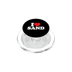 I Love Sand PopSockets PopGrip pour MagSafe