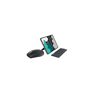Logitech MX Anywhere 3S Souris sans Fil Silencieuse + Flip Folio, étui Clavier pour iPad Pro 13 Pouces (M4) et iPad Air 13 Pouces (M2 et M3) (2024, 2025) Clavier FRA AZERTY - Graphite