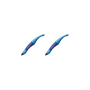 STABILO - Stylo roller ergonomique rechargeable - EASYoriginal - Bleu - Droitier (Lot de 2)