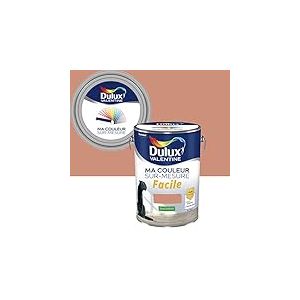 Ma Couleur Sur-mesure par Dulux Valentine &ndash; Peinture Int&eacute;rieure Murs, Plafonds, Boiseries - Facile &agrave; appliquer - Satin Cuivre Rose 5 L