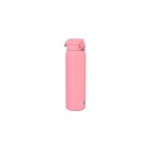 ION8 Gourde Isotherme 1 Litre, 920 ml, Anti-Fuite, Facile à Ouvrir, Verrouillage Sécurisé, Lavable au Lave-Vaisselle, Acier Inoxydable, Isolation Sous Vide, Idéale pour le Sport et le Yoga, Rose