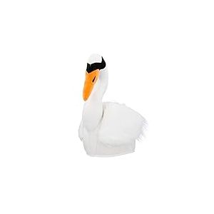 Boland 99907 - Chapeau cygne avec peluche, chapeau peluche pour déguisement, pour hommes et femmes, costume de carnaval