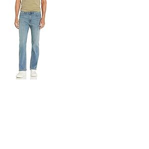 Amazon Essentials Jean Bootcut à Coupe Droite Homme, Bleu Clair Vintage, 33W / 30L