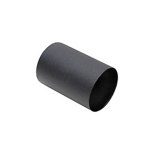 Kopp 342805015 Cache/manchon pour douille isolante E27, diamètre 42 mm, longueur 63 mm, matériau aluminium, couleur noir mat, 342805015