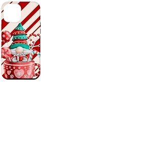 Nain de Noël en sucre d'orge mignon bohème rouge vert café Coque pour iPhone 12 Pro Max