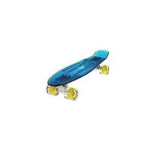 Ridge Skateboard Blaze Mini Cruiser, Mixte, Blaze Mini Cruiser, Bleu/Jaune