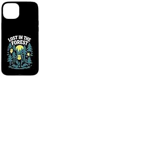 Lost in The Forest Woods Randonnée Animaux Randonnée Hibou Coque pour iPhone 15 Plus