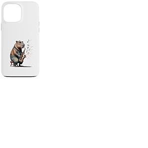 Saxophone Capybara Sax Player Coque pour iPhone 13 Pro Max